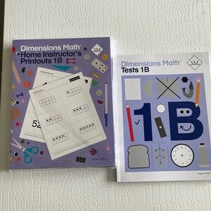 Singapore Dimensions Math Tests 1B and Home Instructor’s Printouts Curriculum